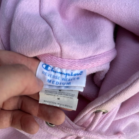 Champion Women's Light Pink Hoodie‎ - Picture 3 of 5